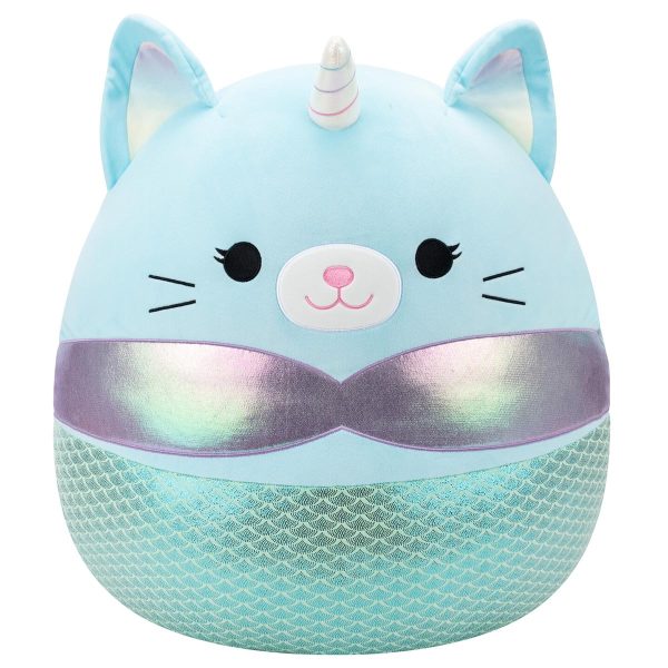 20-Inch Svetlana the Teal Caticorn Mermaid